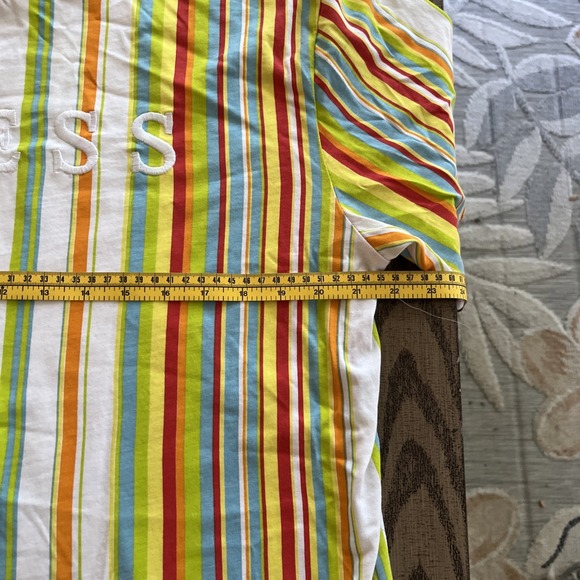 Guess Los Angeles Men's TShirt Striped Short-Sleeve California Beach Skater Sz M - Picture 4 of 6